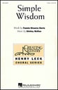 Simple Wisdom Two-Part choral sheet music cover